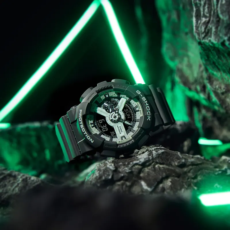 Casio G-Shock Hidden Glow luminescent Men's Watch- GA-2000HD-8A